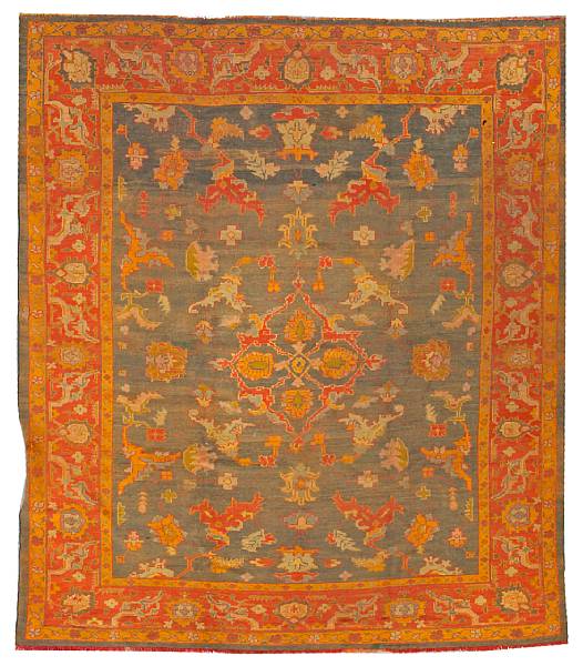 Appraisal: An Oushak carpet West Anatolia late th century size approximately