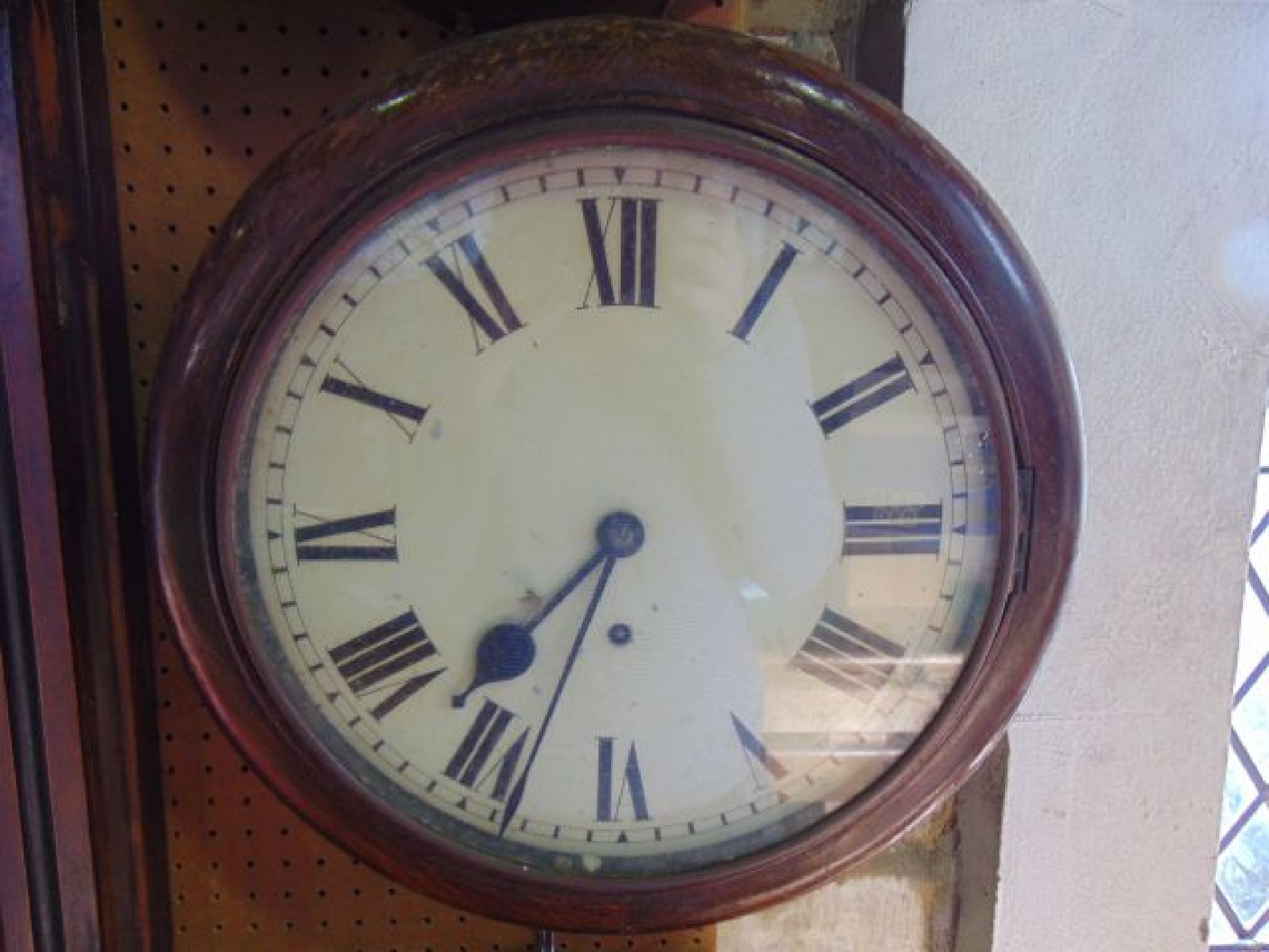 Appraisal: A late th century dial clock with standard sized dial