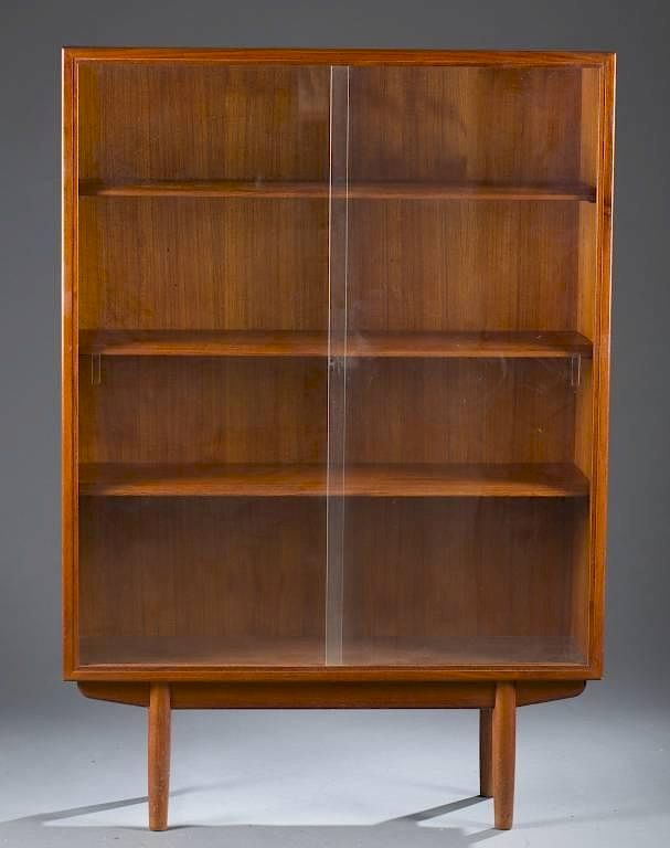 Appraisal: Hvidt and Molgaard-Nielson display cabinet A Peter Hvidt and Orla