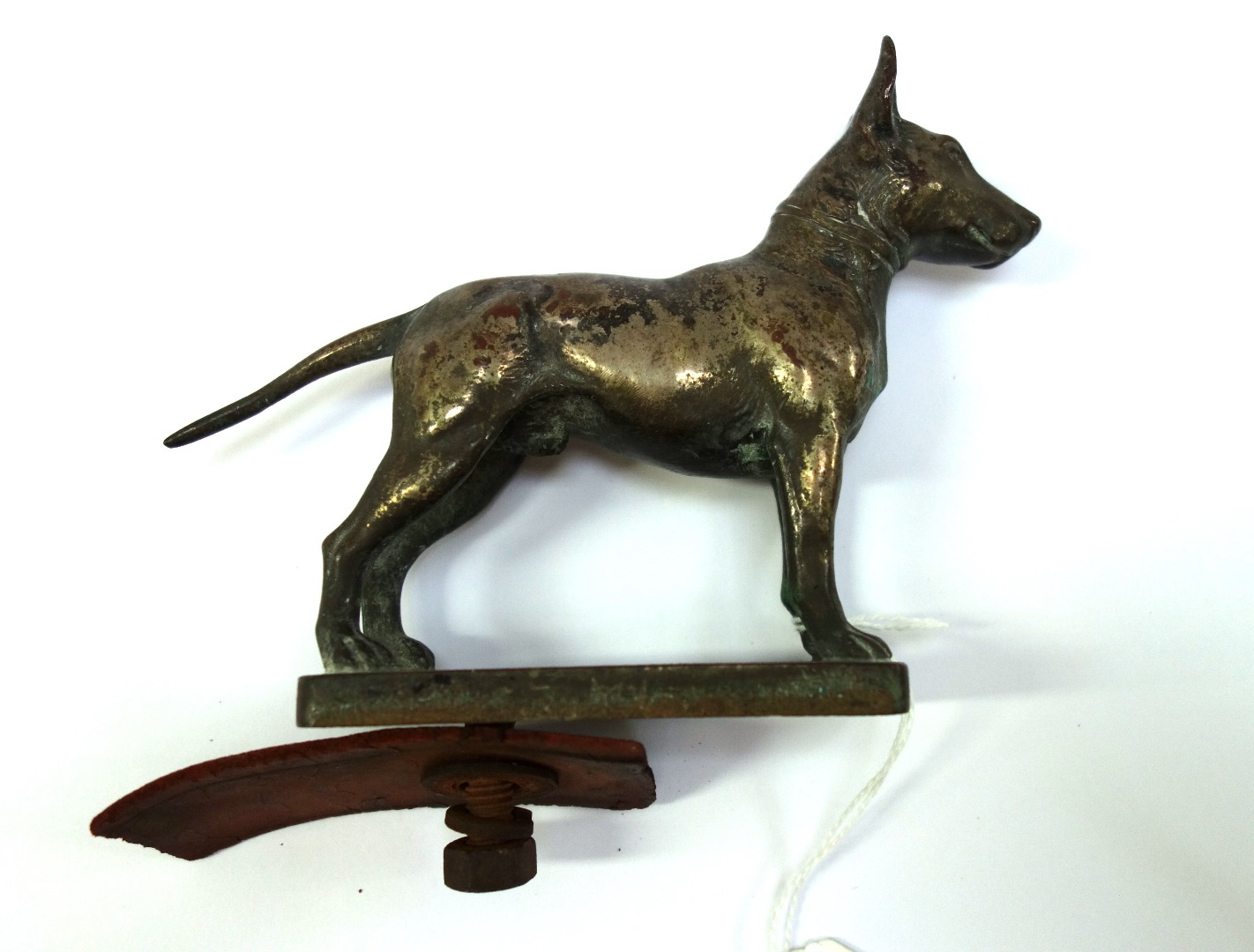 Appraisal: A formerly silver plated bronze car mascot early th century