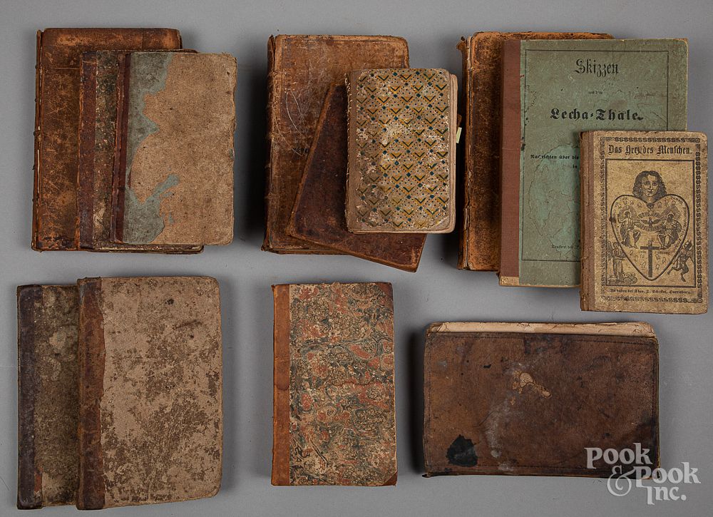 Appraisal: Group of leather bound books Group of leather bound books