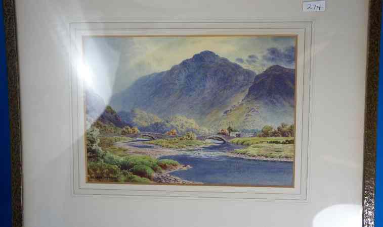 Appraisal: Watercolour Paintings of Hariston Craig by Albert Rosser framed cm