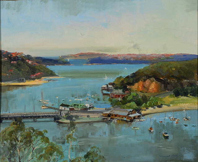 Appraisal: DERMONT JAMES HELLIER b 'The Spit Middle Harbour Sydney NSW'