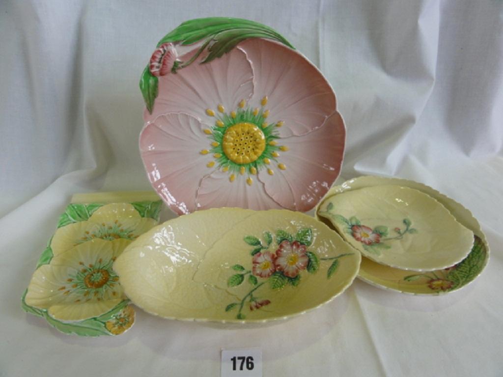 Appraisal: A collection of Carlton wares with various floral moulding including