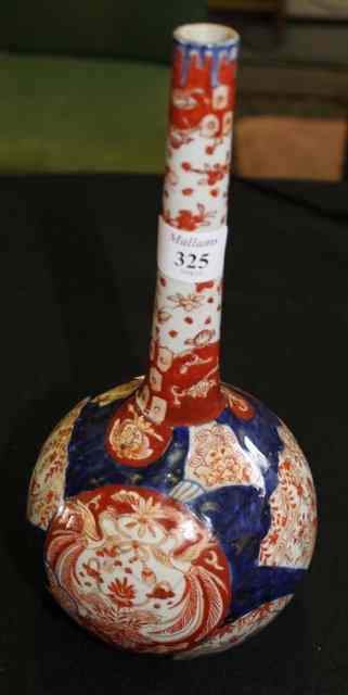 Appraisal: A JAPANESE IMARI BOTTLE VASE high