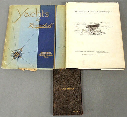 Appraisal: - Three books- Herreshoff- vols Yachts by Herreshoff Common Sense