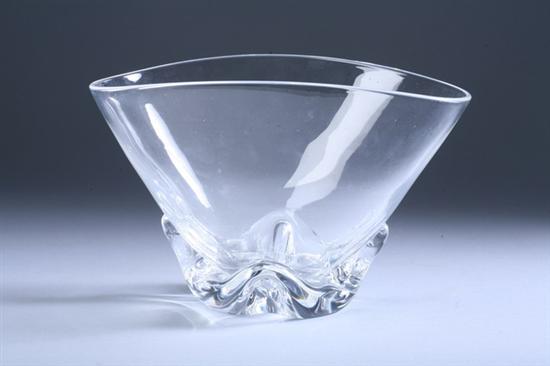 Appraisal: STEUBEN GLASS BOWL - in high in x in diam