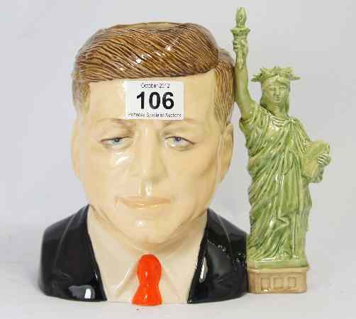 Appraisal: Kevin Francis Character Jug John F Kennedy height cm small