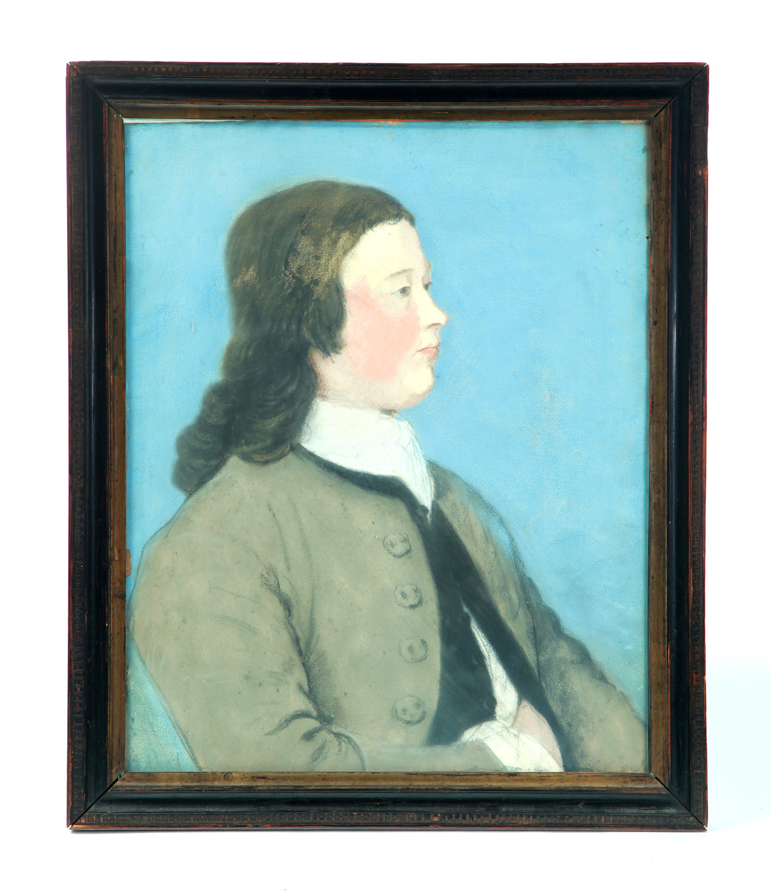 Appraisal: PORTRAIT OF A YOUNG MAN PROBABLY AMERICAN SCHOOL LATE TH-EARLY