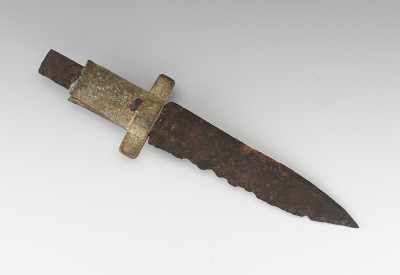 Appraisal: Migration Period Knife Migration Period knife made of iron Part