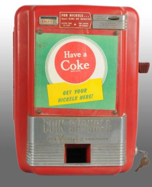 Appraisal: Coca-Cola Vendo Coin Changer Description s Light to medium wear