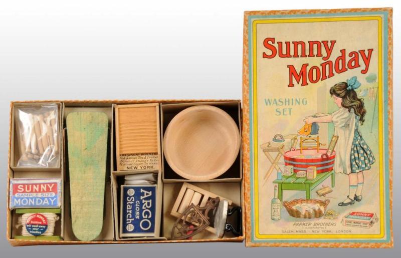 Appraisal: Sunny Monday Parker Bros Washing Set Game Description Early s