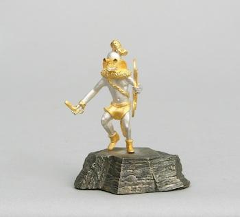 Appraisal: Mikael Redman American b Kaletaka Cast sterling silver figurine with