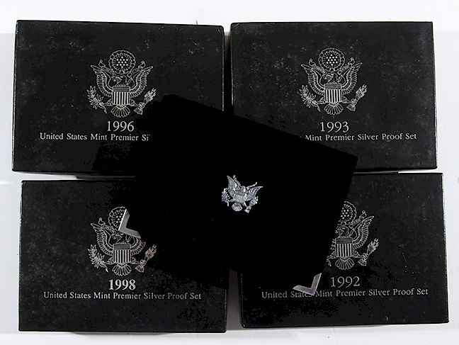 Appraisal: Mint Premier Silver Proof Sets and Condition Please contact us