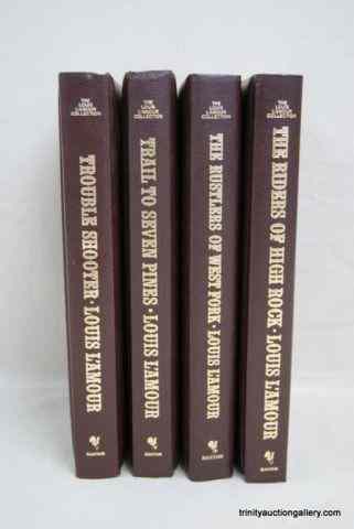 Appraisal: Louis L'Amour Leatherette Hop Along Cassidy BooksIncludes leatherette bound books