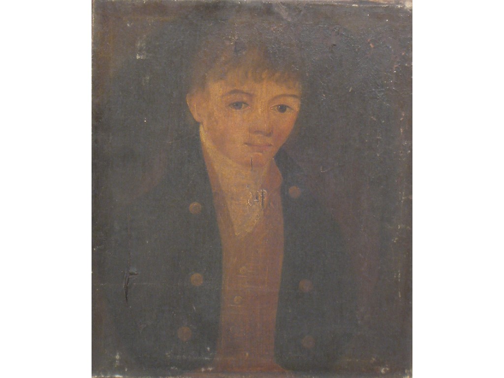 Appraisal: ENGLISH NAIVE SCHOOL Circa Portraits of two Brothers head and