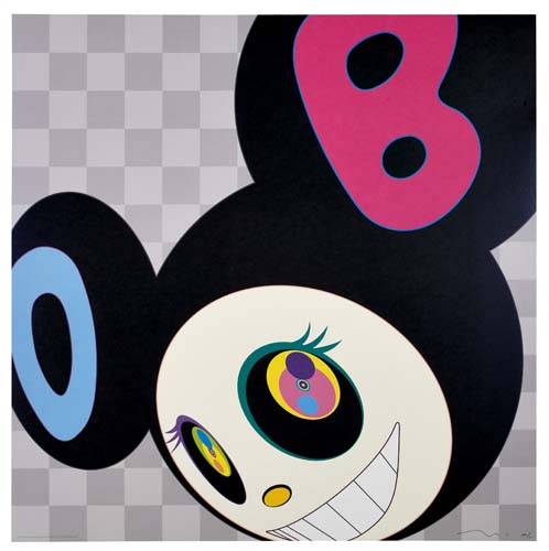 Appraisal: TAKASHI MURAKAMI And then Black Color offset lithograph x mm