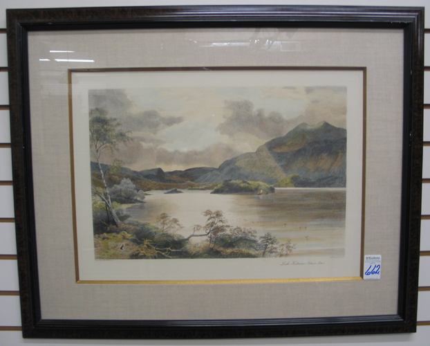 Appraisal: TH CENTURY HAND COLORED ENGRAVING titled Loch Kartrine Ellen's Isle