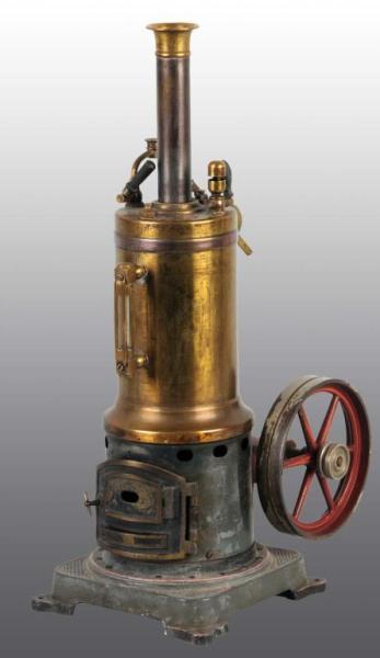 Appraisal: Bing Vertical Steam Engine No Description Circa With whistle firebox