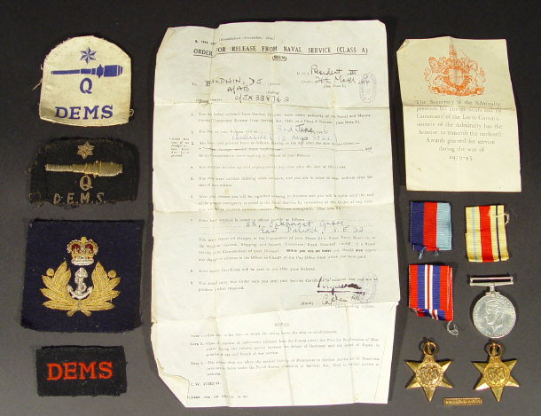 Appraisal: World War II military medal group comprised - Star -