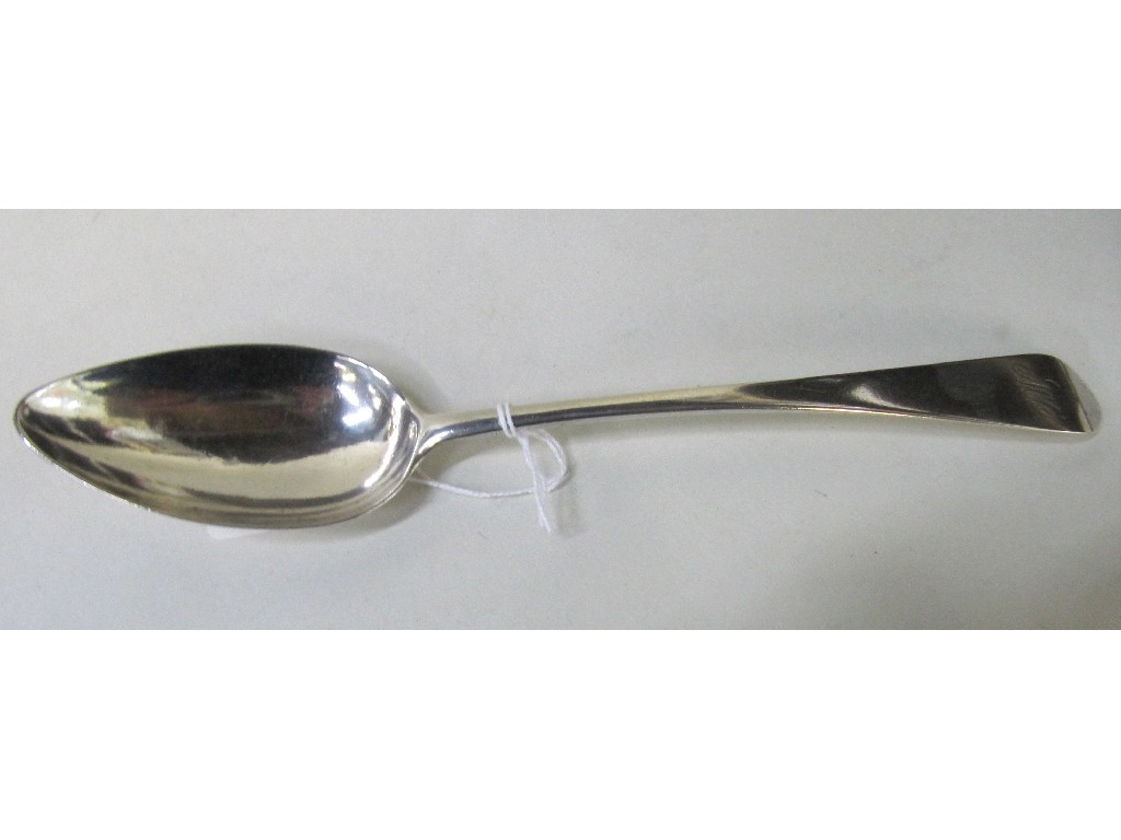 Appraisal: Provincial silver table spoon by William Clark Greenock c