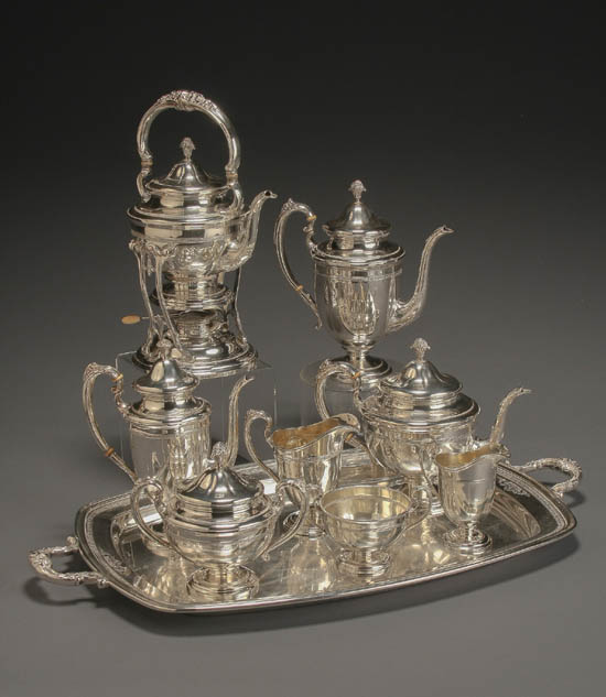 Appraisal: Lot Property of Various Owners Towle Sterling Five-Piece Tea Service