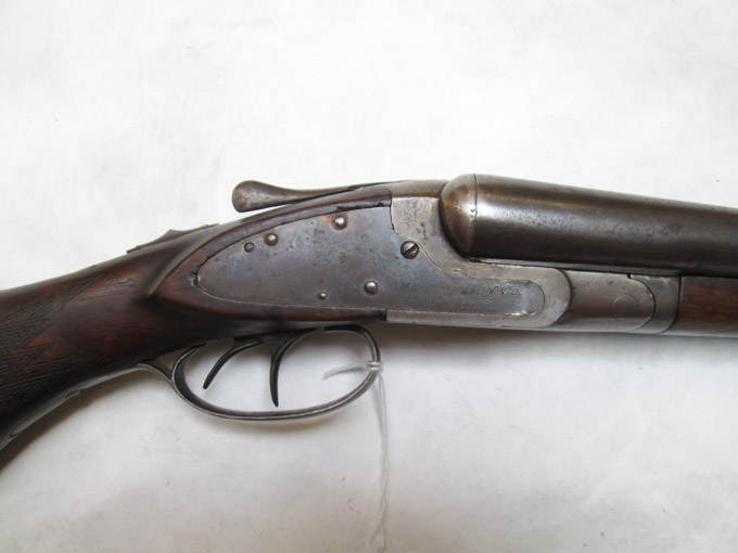 Appraisal: AMERICAN GUN CO KNICKERBOCKER SXS DOUBLE BARREL SHOTGUN gauge Armory