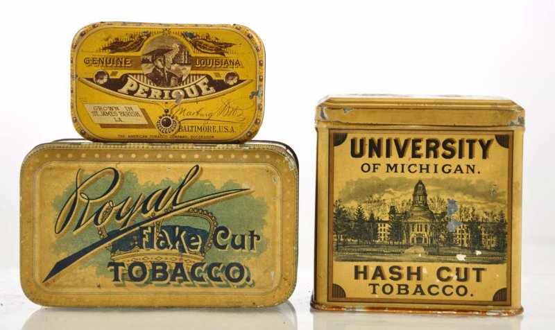 Appraisal: Lot of Tobacco Mixtures Description Lot includes Royal Flake Cut