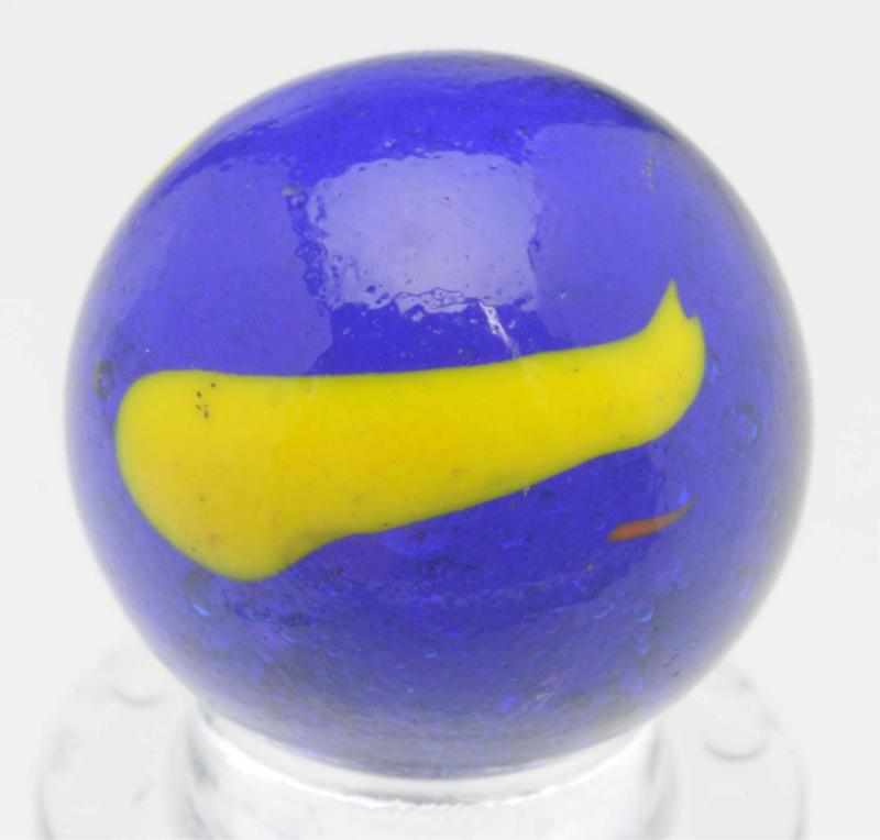 Appraisal: Rare Christensen Agate Blue Devil Marble Cobalt base with electric