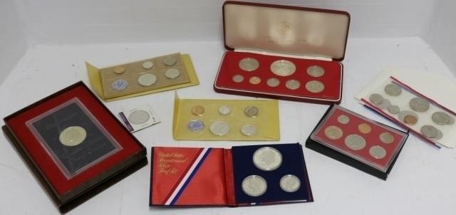 Appraisal: LARGE COLLECTION OF SILVER AND SILVER CLAD COINSTO INCLUDE TWO