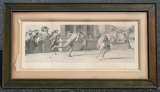 Appraisal: ATALANTA'S RACE ENGRAVING BY JOUBERT After Poynter sight size ''