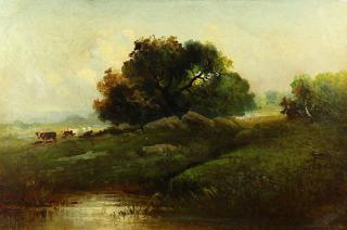 Appraisal: Painting Thomas Oxley Miller Thomas Oxley Miller American - Cattle