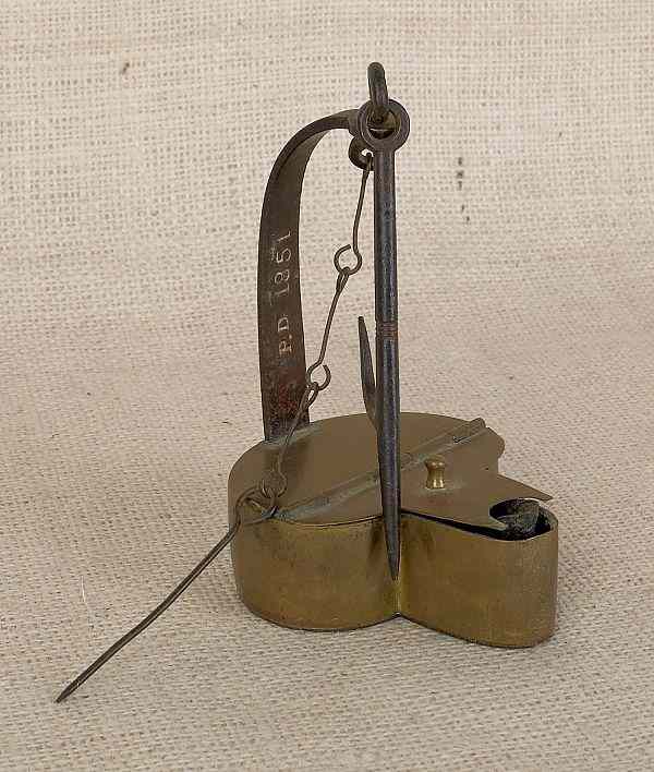 Appraisal: Peter Derr Berks County Pennsylvania - brass and iron betty