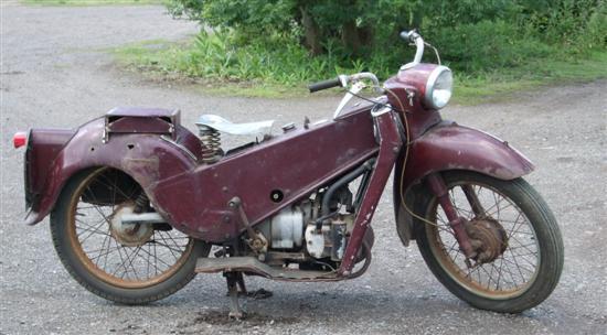 Appraisal: Velocette L E mark III Model police motor bike not