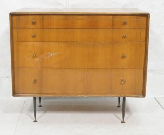 Appraisal: Gio Ponti style Italian Four Drawer Bachelors Che Gio Ponti