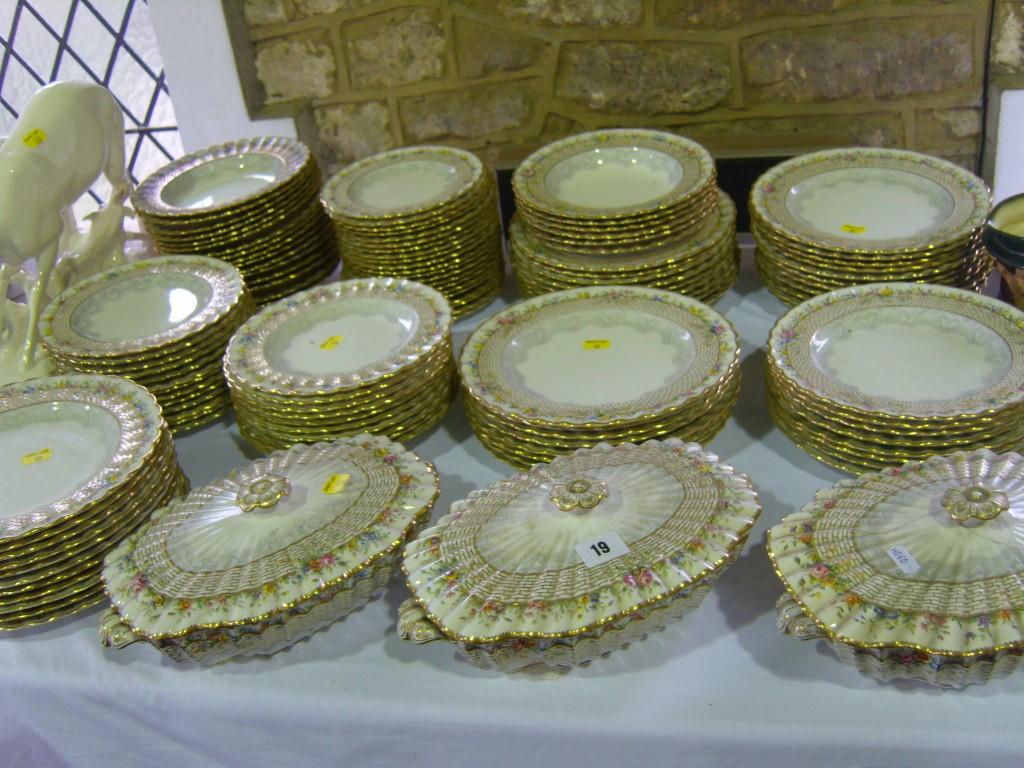 Appraisal: An extensive collection of th century Copeland China dinner and