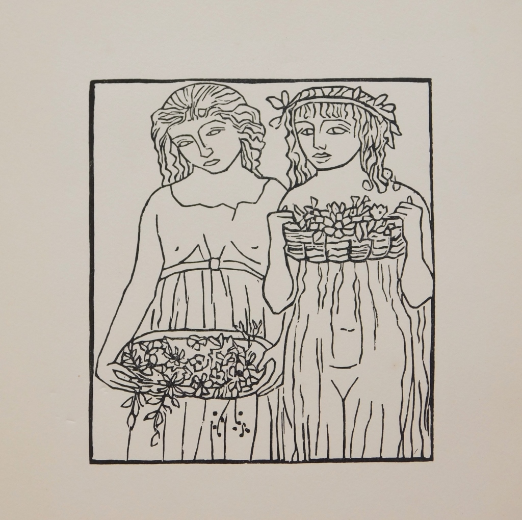 Appraisal: ARISTIDE MAILLOL LE ECLOGUES DE VIRGILE WOODCUT France - An