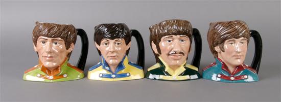 Appraisal: A Group of Four Royal Doulton Medium Character Jugs Depicting