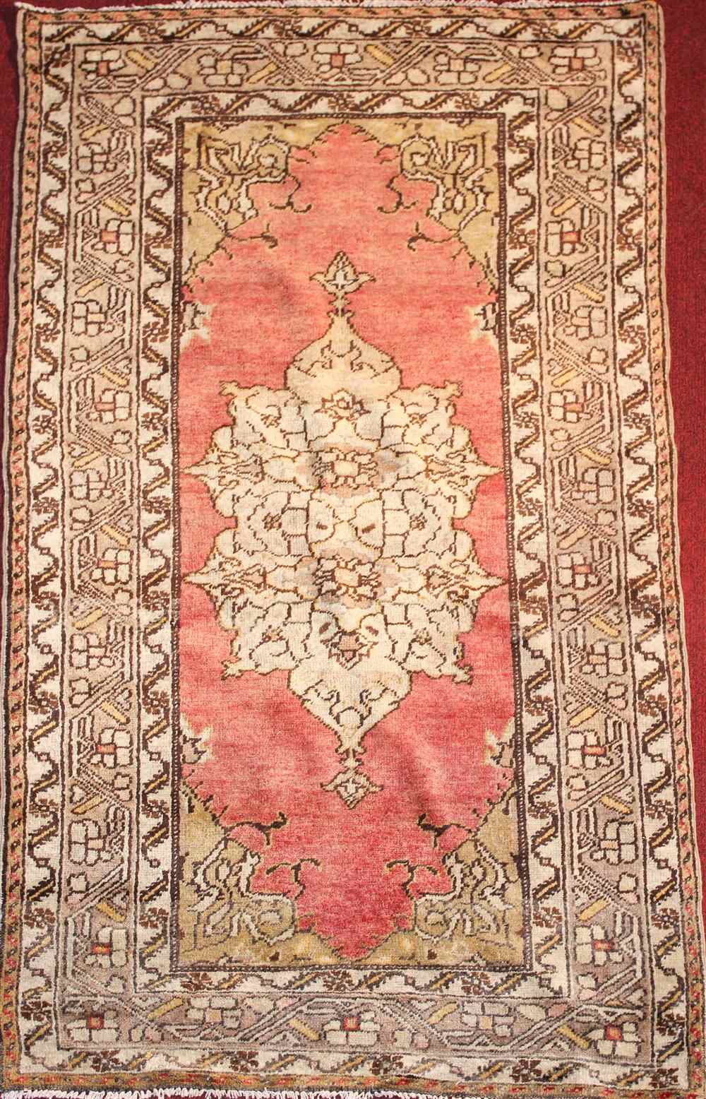 Appraisal: OUSHAK RUG approx ' '' x ' '' retail tag