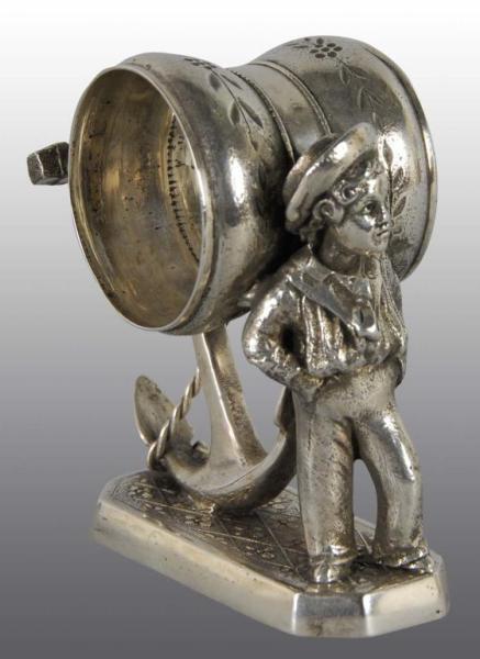 Appraisal: Sailor Figural Napkin Ring Description Miller No damage or repairs