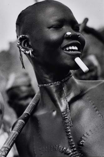 Appraisal: RODGER GEORGE - Kordofan Silver print x inches x cm