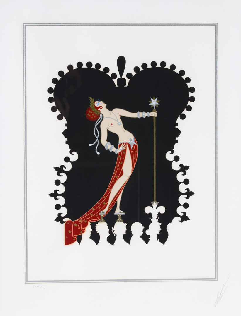 Appraisal: Erte Pride color serigraph Romain de Tirtoff American Russian -