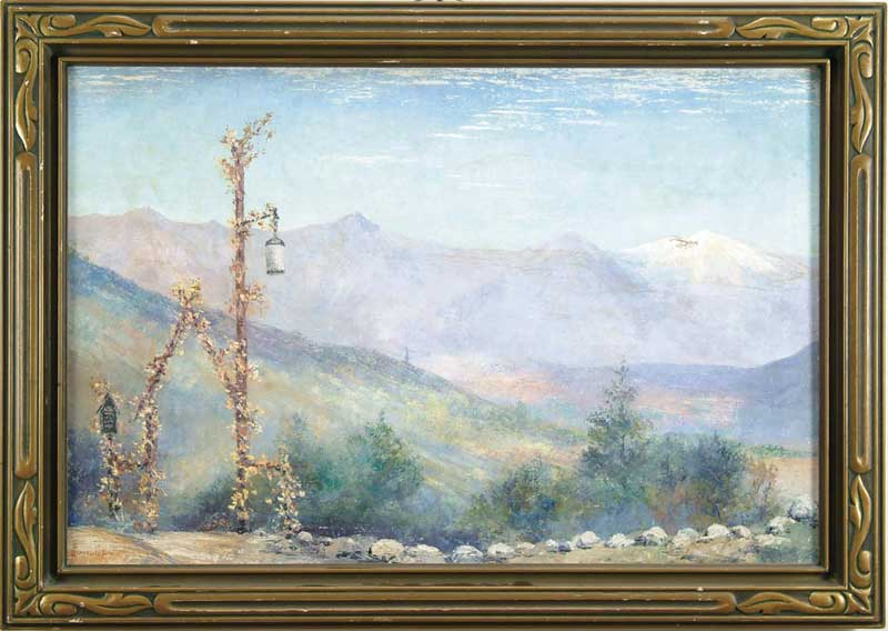 Appraisal: LEONARD MOORE DAVIS American - ALASKAN LANDSCAPE Oil on canvas