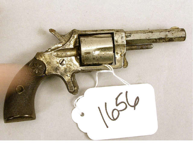 Appraisal: Premier spur trigger cal antique pocket revolver as found Estimate