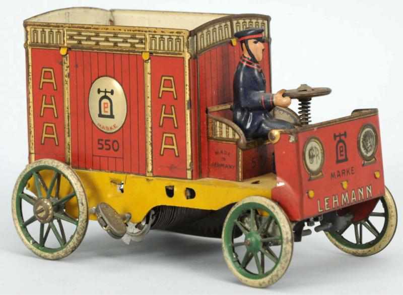 Appraisal: Tin Litho Lehmann Aha Truck Wind-Up Toy German Working Scarce