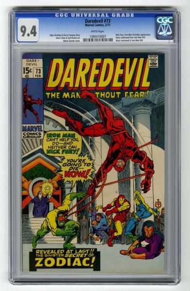 Appraisal: Daredevil CGC Marvel Comics Click for full description