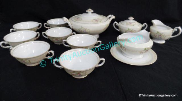 Appraisal: Diamond Japan Pc Serving Set - Fine China Delicate fine