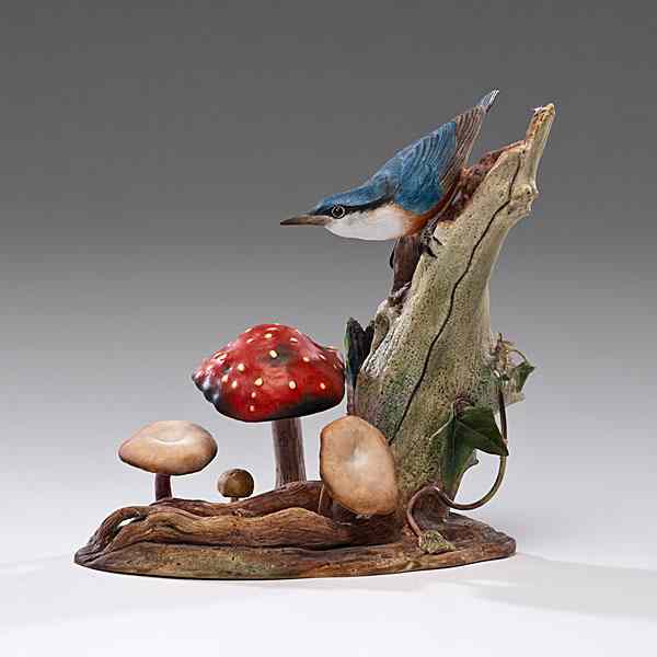 Appraisal: Boehm Bird Sculpture English A painted porcelain Boehm bird sculpture