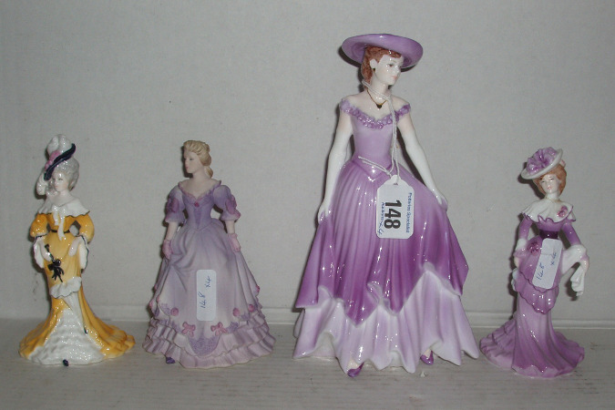 Appraisal: Coalport Figurines Laura Lady Eliza Lady Rose Diana