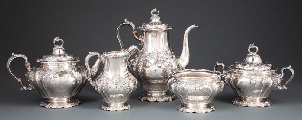 Appraisal: Gorham Sterling Silver Coffee and Tea Service pattern A date